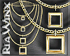 Wx:Gold Squares Necklace