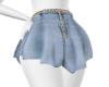 Denim skirt shorts