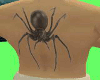 Back tattoo Blk Spider