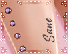RIGHT LEG PIERCING-LILAC