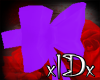xIDx PurpleNeckBow M