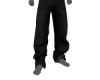 Il Baggy black jeans