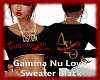 Gamma Nu Love SweaterBlk