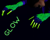 GLOW NETTED GLOVES