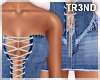 ᵀ Denim Corset Set