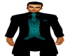Teal long jacket