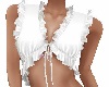 White Frilly Summer Top
