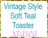 Vintage Teal Toaster