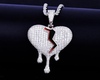 Icy Broken Heart Chain