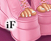 Pink Laced Boots