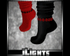 [iL] Black & Red Socks