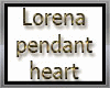 Lorena pendant  heart