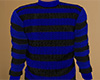 Blue Striped Sweater (M)