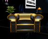 Black&Gold Arm Chair