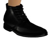 W! Leather Black Boots M