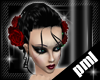 [PLM] flower hair black