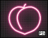 Peach Neon Sign