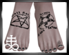 Hail Satan Tatted Feet
