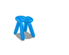 Blue Stool