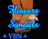 Flowers sandals PY