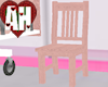 [AH] Pink Wooden Chair