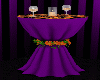 Halloween cocktail table