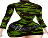 Dress Sexy Dragon Green