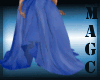 Blue spark gown