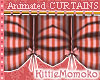 ~PINK Stripes Curtains 2