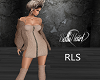 Taupe Sweater Dress-RLS