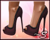 ~S Burgundy Dia Pump