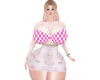 imt bimbo out dress pink