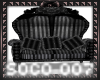 Gothic Elegant Sofa Blk