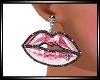 Pink Snakeskin Lips Set