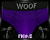 ~Purple Woof Briefs~