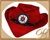 COWGIRL*TEXAN HAT *RED*