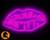 Neon Purple Lips