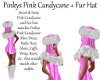 PinkysPnkCndycane+FurHat