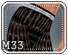[M33]black latex pants