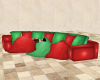 xmas blanket couch