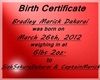 *Bradley Birth Certif.