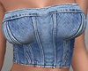 Denim Corset Top