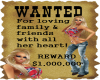 Charm wanted poster