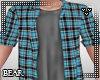 B l Blue Plaid Shirt