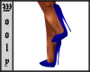 Blue pumps