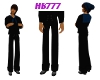 HB777 Sailor Pant Black