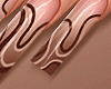 Q! browny Swirl Nails