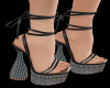 Sexy Sandals Black Dark