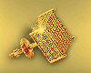 KING ICE  Gold Earring