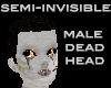 Semi-Invisible Male Head
